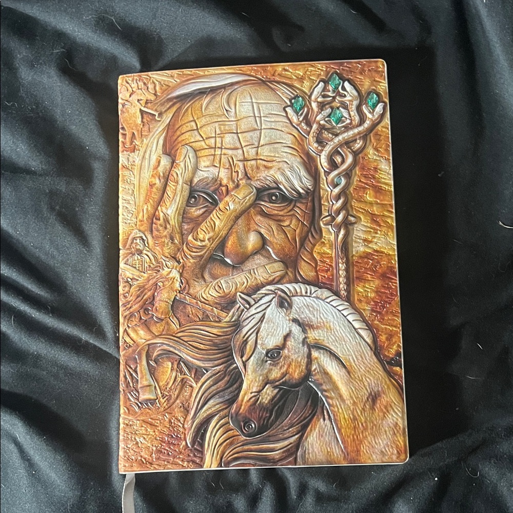 Mystical Horse and Elder Art Print journal